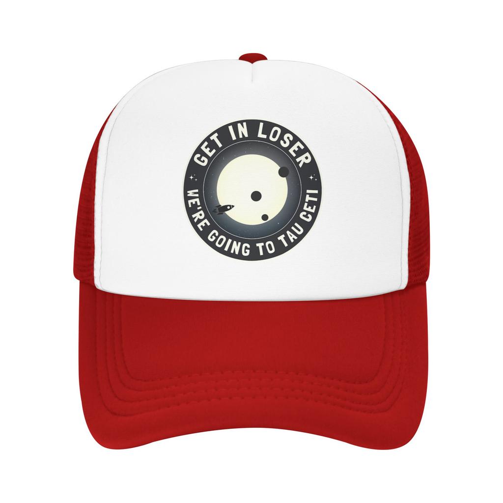 Project Hail Mary Going To Tau Ceti Trucker Cap Fitted Mesh Baseball Cap Hat Trucker Worker Cap Adjustable Sun Hats Summer