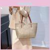 Elegant Fashionable Tote Simple And Bag Retro Largecapacity Singleshoulder Handcarry Commuting Large Bag