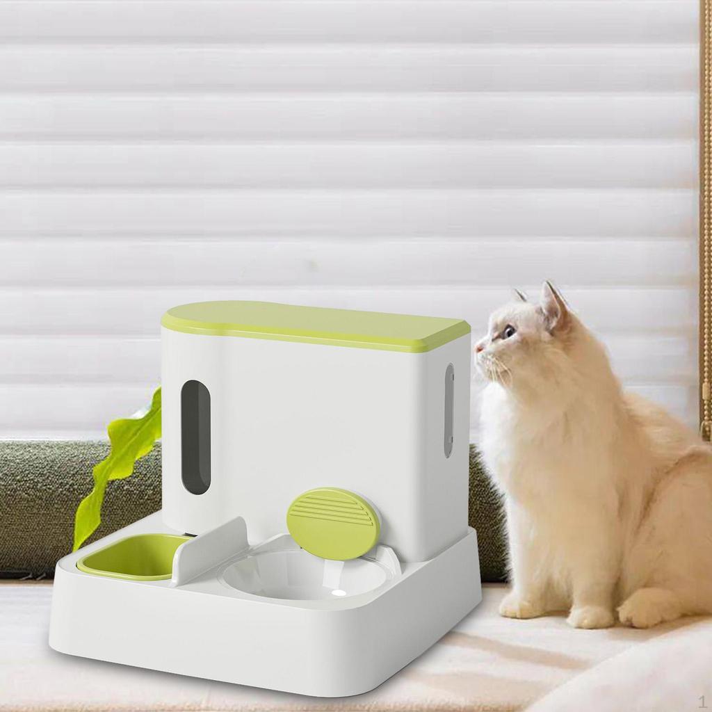 Automatic Cat Feeder 1L Drinker 2.8L 2 In 1 Design Feeding Station and Water