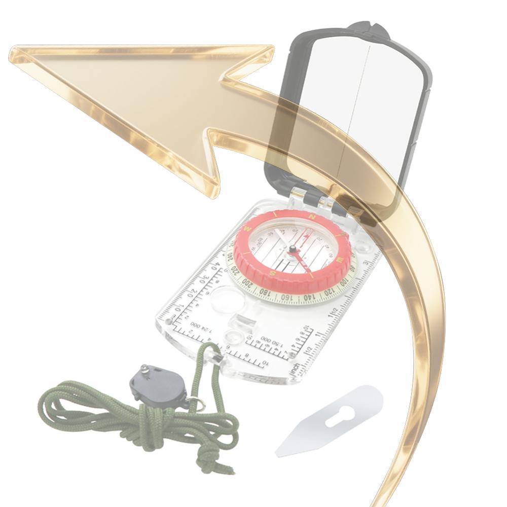 Portable Digital Compass Outdoor Camping Compass with LED Light Luminous Compass Camping Survival Compass for Climbing China Mainland