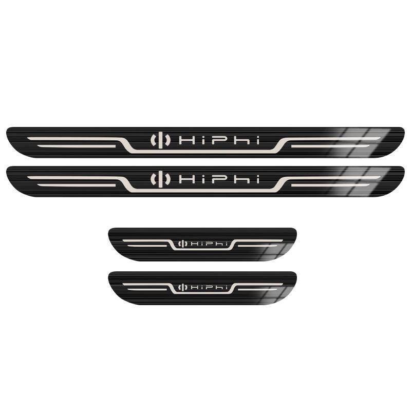 HiPhi Y X Z Interior Welcome Pedal Sill Strip for Car Modification