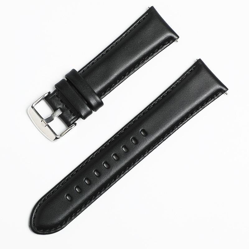 The Genuine Leather Strap Is Suitable for Huawei Gt2pro Strap Gt3 Men's and Women's Smart Watches with Universal First-layer Cowhide Wristbands.