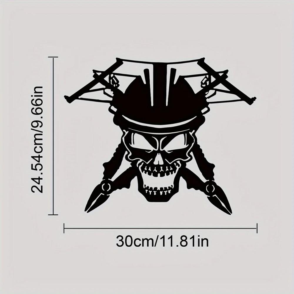 Lineman Skull Man Cave Decor Bad Dog Metalworks Unique Home Décor for Lineman Appreciation, Perfect Gifts for Him