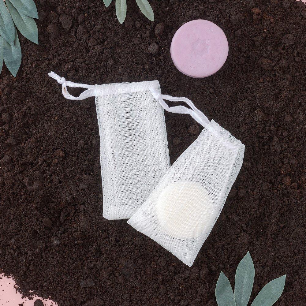 Soap Net Made of Environmentally Friendly Materials