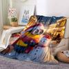1Pc Christmas Minions Celebration Blanket Soft And Comfortable Casual Warm Camping Travel Christmas Halloween Gift M91746