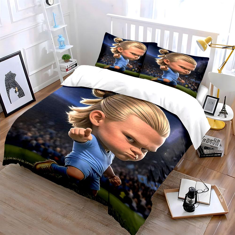 "Blonde Warrior Football Bedding" Bedding Duvet Cover Set Duvet Cover Pillowcases (1 * Duvet Cover 2 * Pillowcases, without duvet insert)