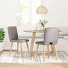VidaXL Dining Chairs Set of 2 Taupe Fabric 4101203