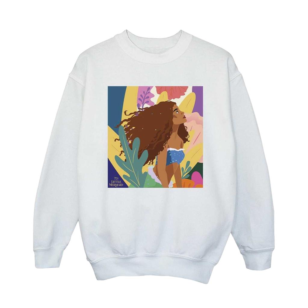 The Little Mermaid Girls Emblem Sweatshirt