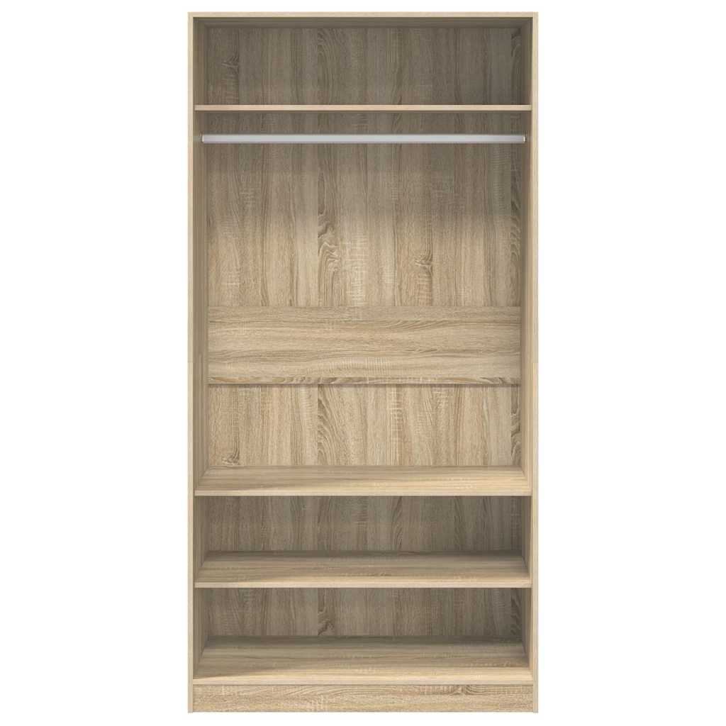 Wardrobe Sonoma Oak 100 x 50 x 200 cm Particleboard