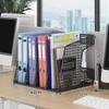 Multi-Layer Desktop Bookshelf Organizer: Large Capacity File and Paper Storage Rack