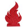 1 Set Flame Puzzle Red Flame Jigsaw Puzzle Educational Toy Desktop Decoration Ornament Puzzle Enthusiasts Gift