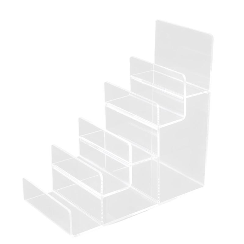 Tiered Acrylic  Shelf Visible Storage Solution For Accessories Home Shop Use Handbag Purse Display Shelf Rack