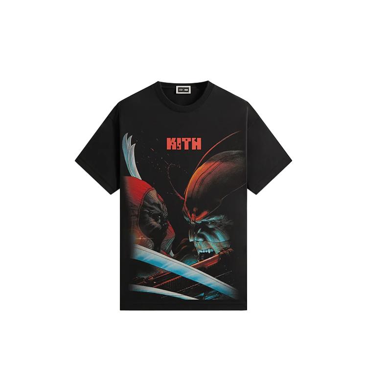 Kith x Marvel Deadpool Vintage Tee Black Men Tops KHM034324-001 XL