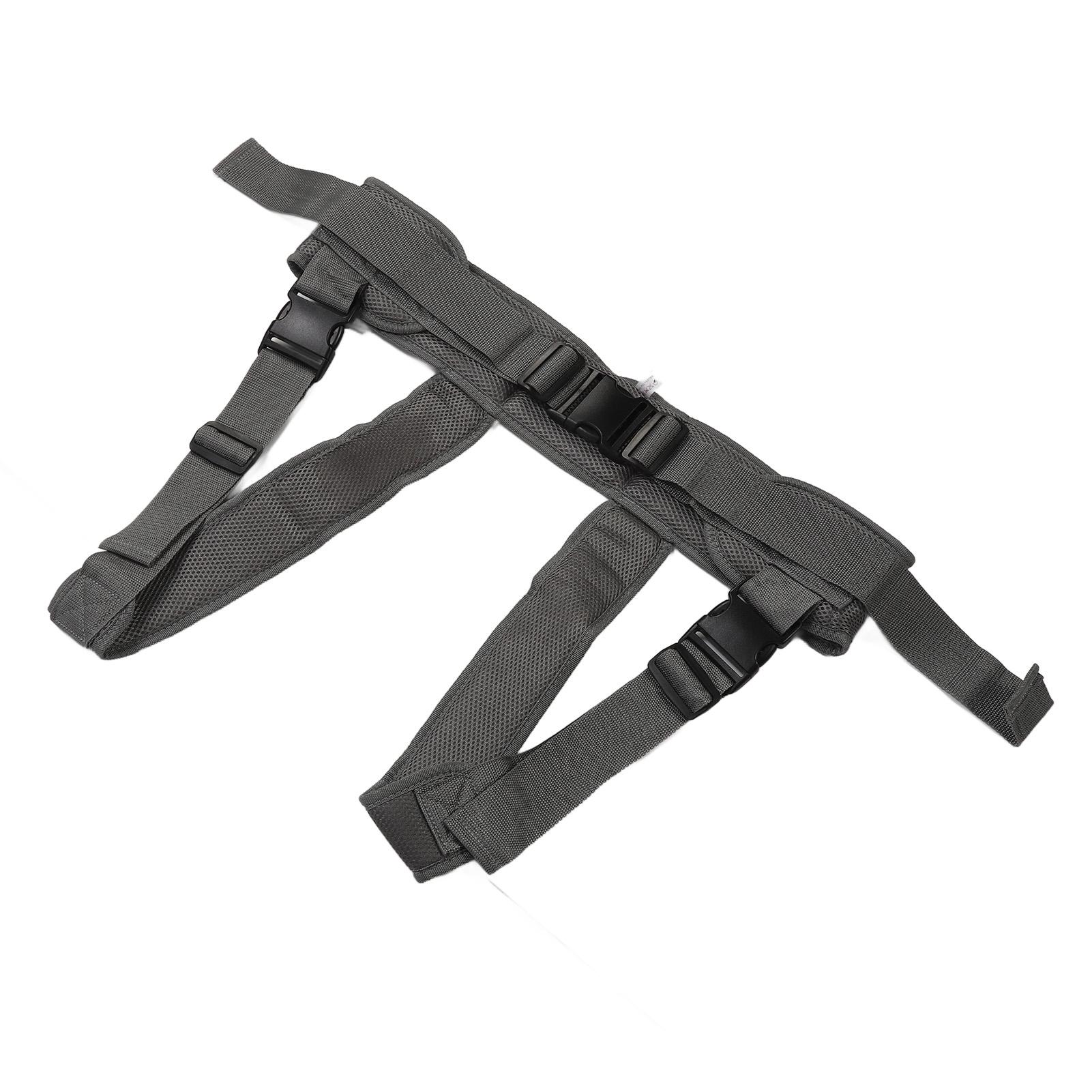 Wheelchair Harness Elderly Wheelchair Seat Strap Adjustable Breathable Safety Fixing Belt Hook and Loop Fasteners