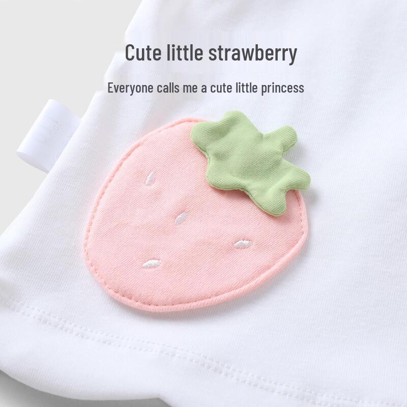 Youqi Baby Girl Flutter Sleeve Summer T-Shirt