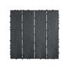 VEVOR Interlocking Deck Tiles, 10 Pack,12"x12" 10 Sq. Ft Plastic Waterproof Outdoor Flooring All Weather Use