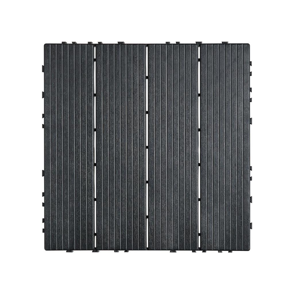 VEVOR Interlocking Deck Tiles, 10 Pack,12"x12" 10 Sq. Ft Plastic Waterproof Outdoor Flooring All Weather Use