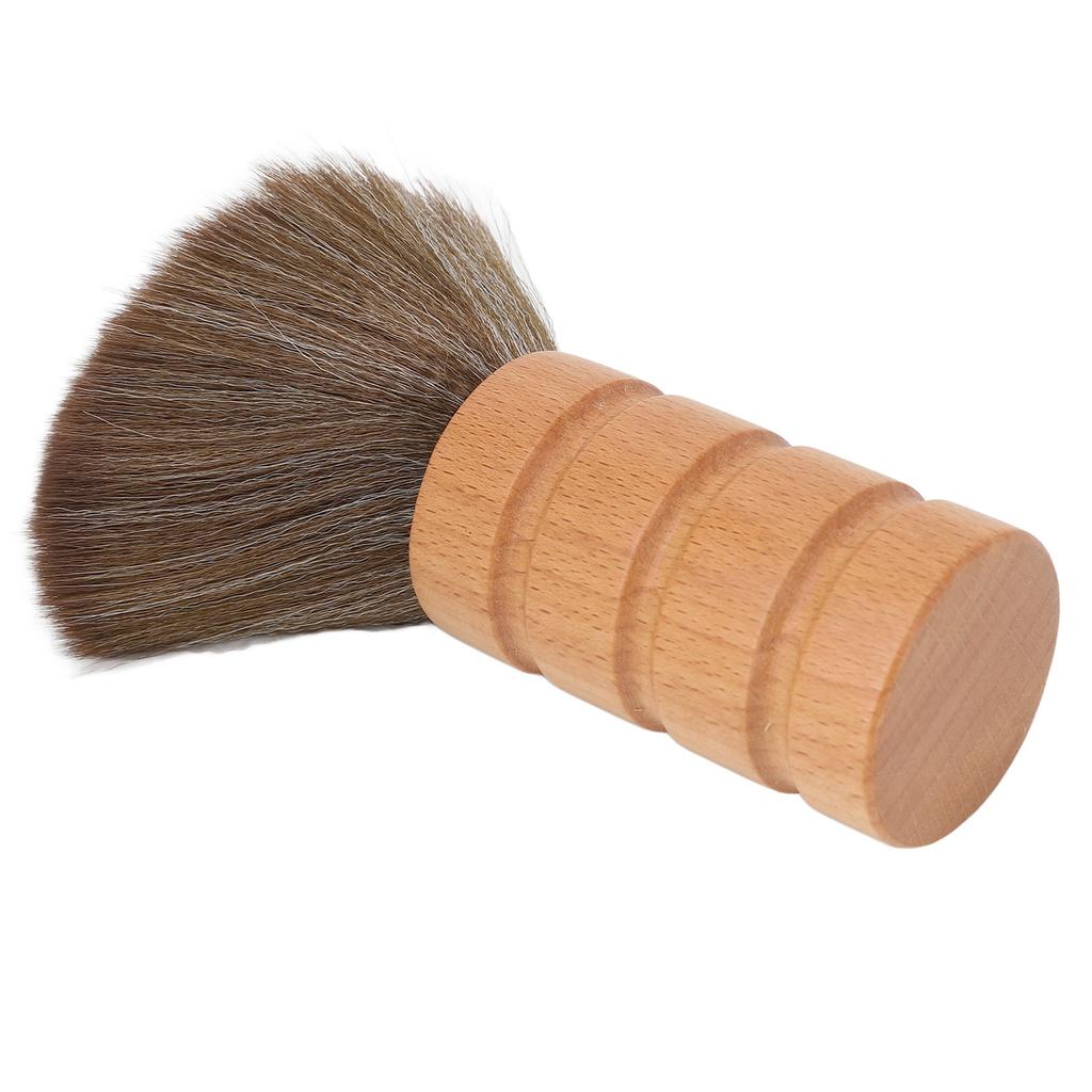 Men Shaving Brush with Wooden Handle Nylon Broken Hair Removal Flexible Shave Foaming Brush