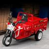 Simulation Tricycle Toy Model Inertia Driving Courier Car Realistic Pull Truck Diecast Toys Kids Pull Back Motorcycle Boy Gift