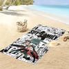 Spy x Family Print Beach Towel, Large Soft Quick Dry Towel for Beach Camping Swimming