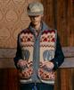 Penfield Vintage Bear Nordic Cowichan Vest Knit Zip-Up Beige_Fr4Kv01U