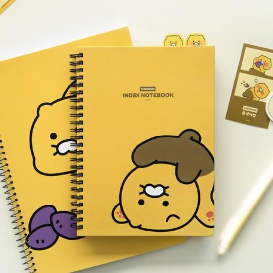Kakao Friends PP Index Notebook – Chunsik, 2pcs
