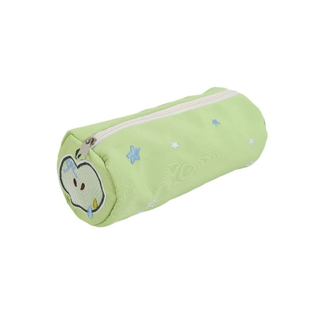 Embroidered Pen Bag Large Capacity Storage Bag Cartoon Cosmetic Bag  Student Gift