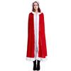 Hood Cloak Costumes Cosplay Apparel Velvet Cape Cloak Christmas Cloak For Women Adult Halloween Velvet Cloak Cape Hooded