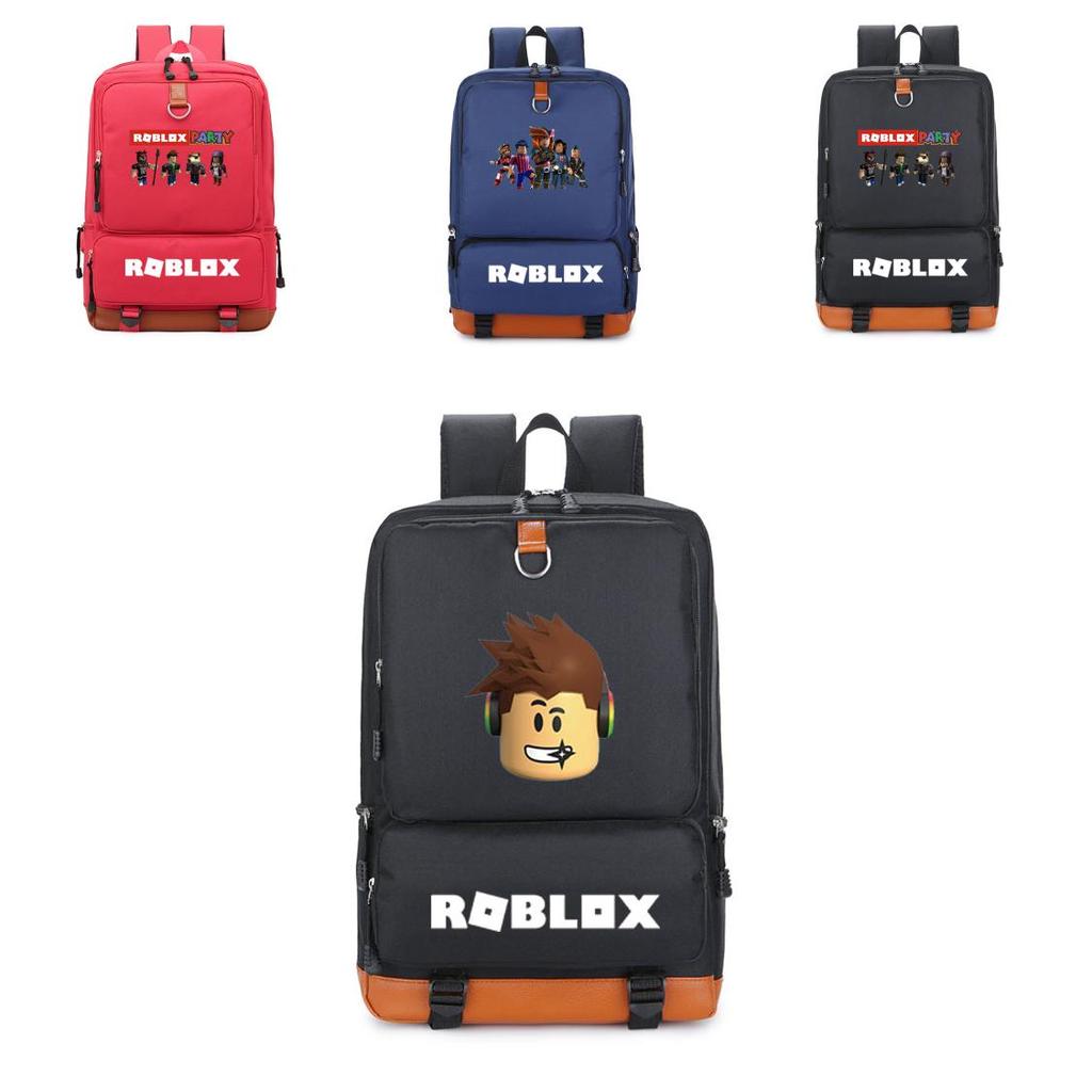 Stilvolle Roblox-Muster Kinder-Schultasche mit verstellbaren, gepolsterten Schultergurten