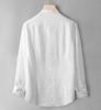 Linen Shirt for Band Summer Resort Plus Sizes Available DSS114 [East Rain] 100% Long-Sleeve Men, Collar, Breathable, Sweat-Wicking, Lightweight, Cool,