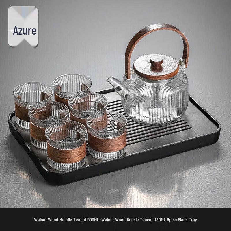 Weiyi Anti-scalding Glass Teapot & Cup Set