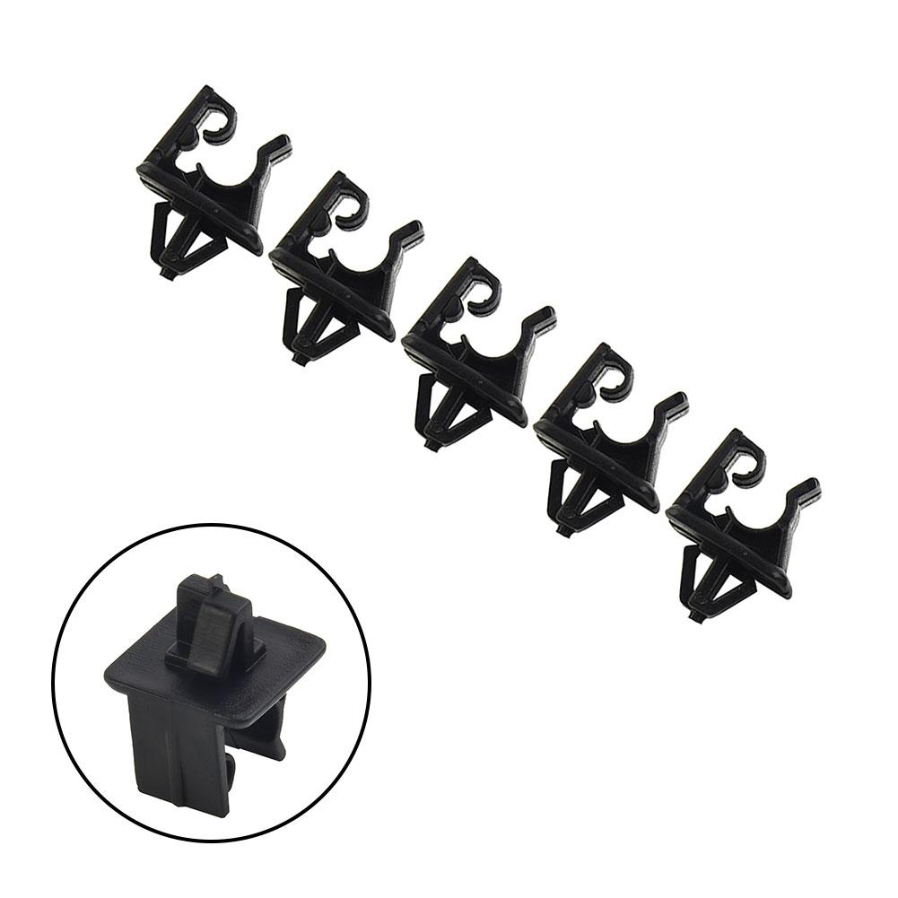 Hood Bonnet Clips Plastic Prop Stay Rod Support 5pcs Clip Clamp