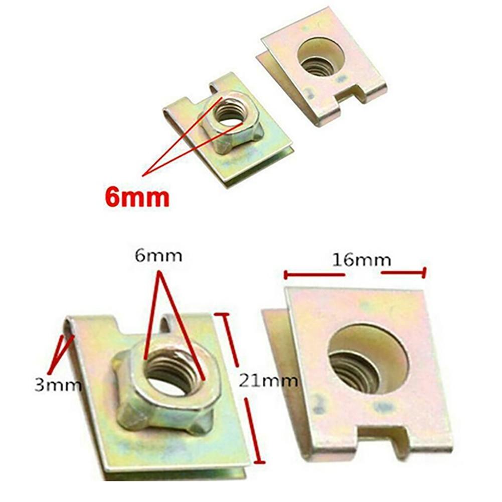 U-Clip For Auto Car Pannel Fender For Fixing Wires For Securing Wires