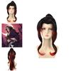 Anime-inspired Black Dead Mule Cosplay Wig Medium Length High-temperature Fiber