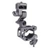 Camera Clamp Mount for Motorcycle Handlebar Pole 360 Degree Rotation Non Slip Action Camera Mount Holder for Riding