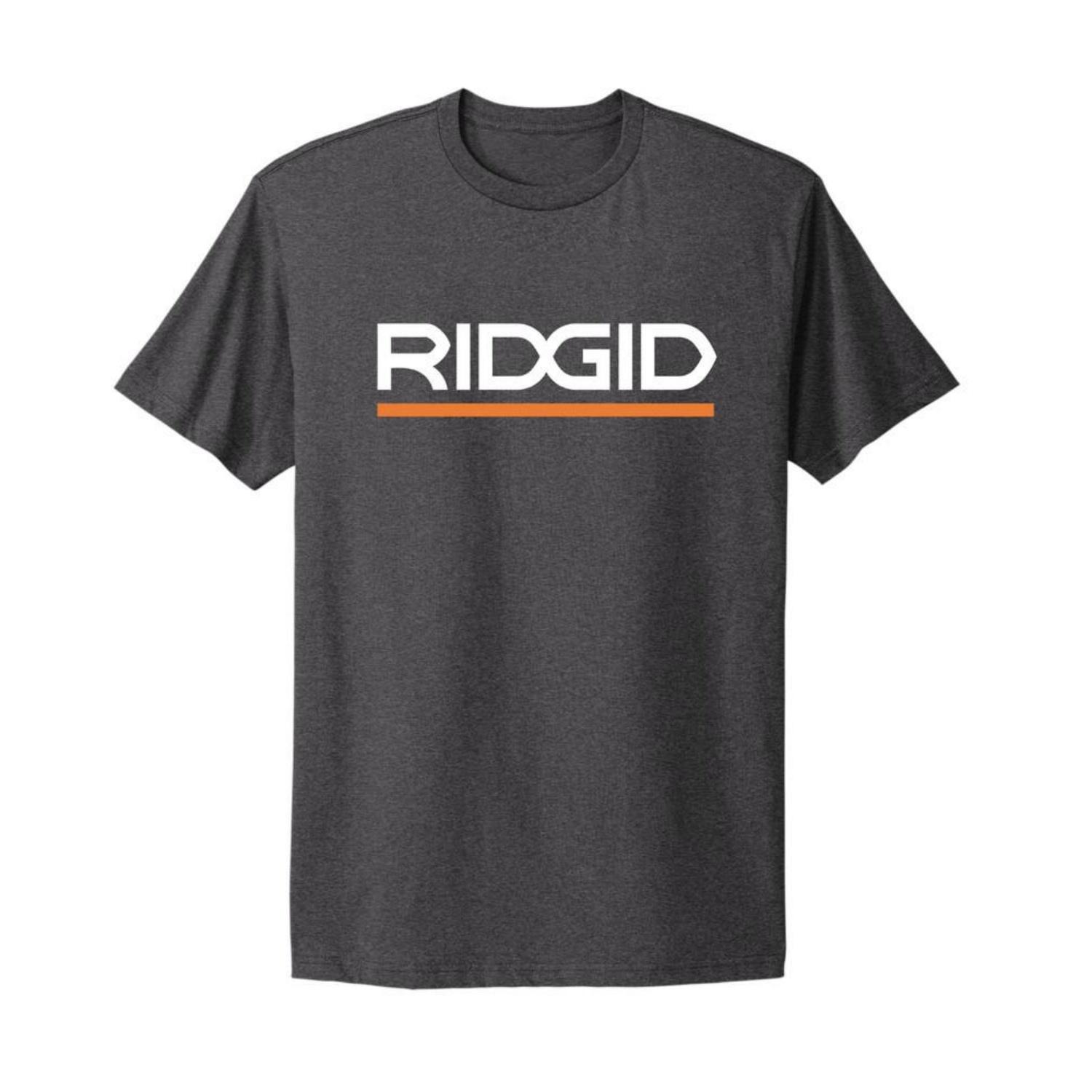 Унисекс футболка с логотипом компании RIDGID, размеры от S до 3XL S чёрный
