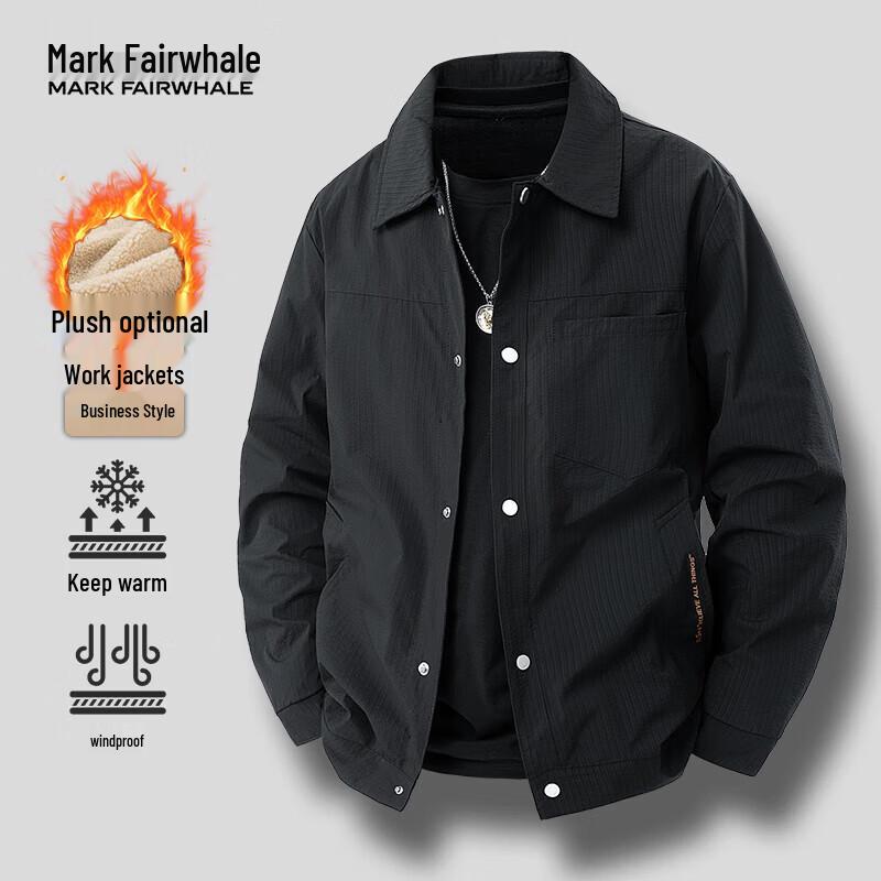 Mark Fairwhale Men's Winter Fleece-Lined Workwear Jacket