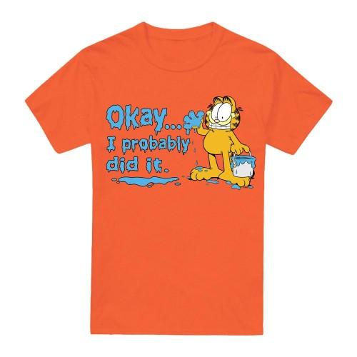 Garfield Mens I Probably Did It T-Shirt
