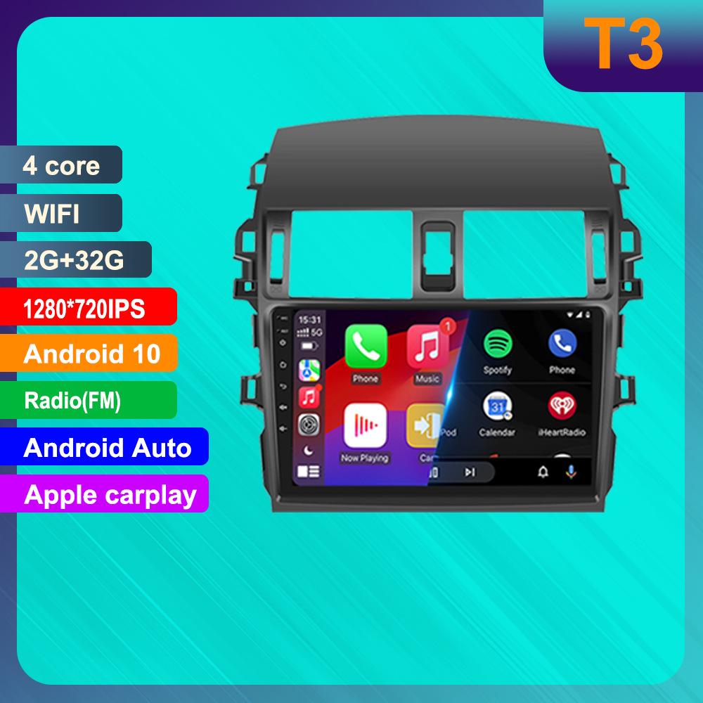Toyota Corolla 06-13 Android GPS Navigation with Bluetooth, Reversing Camera, CarPlay