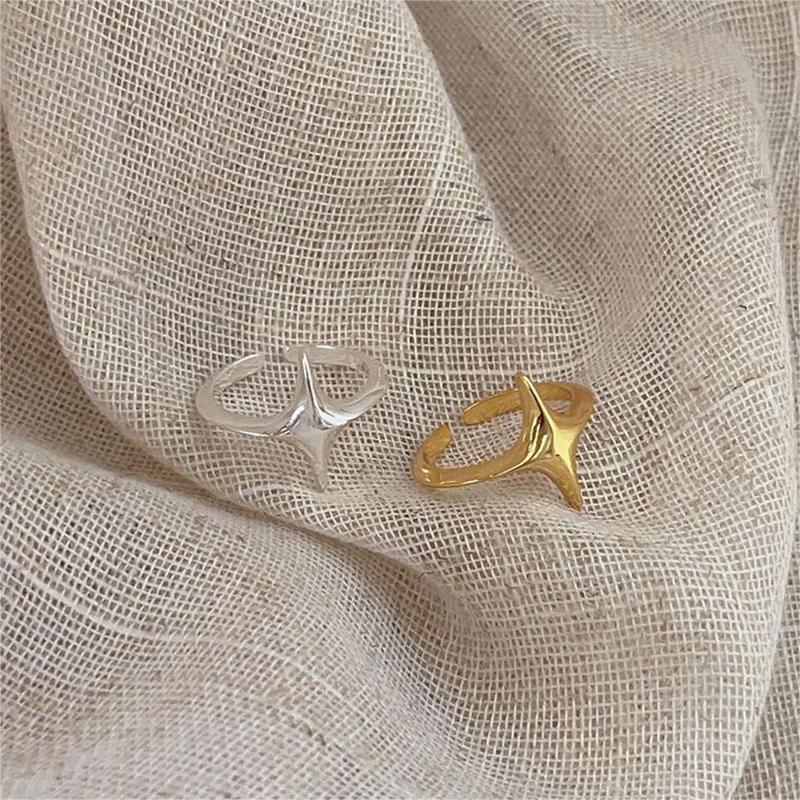 Star Open Ring For Women Simple Temperament Korean Versatile Jewelry Gifts Wholesale Daily
