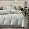 Luxury Embroidery Bedding Set Egyptian Cotton 400TC Duvet Cover Flat Fittedsheet Single Double Queen King Quilt Cover Pillowcase