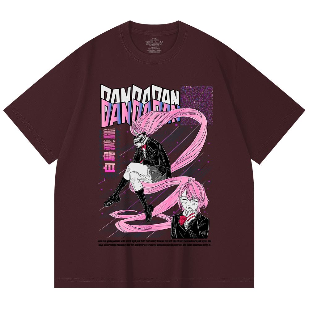 230 Gsm 100% Cotton Dandadan V2 Aira Print Unisex Heavy Cotton T Shirt