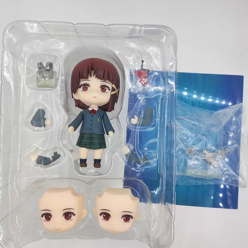 Nendoroid 2356 Iwakura Lain Serial Experiments Anime Chibi Pvc Posable Action Figure Collectible Desktop Ornament For Anime Fans
