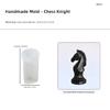 Multipurpose Chess Piece Moulds For Artistic Creation Including Chocolate Candle And Plasters Educational And Fun