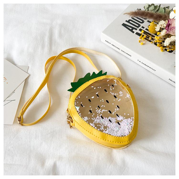 

Новые прозрачные детские сумки на весну и лето, сумки для пеленания для маленьких девочек, для мальчиков и девочек, сумки-мессенджеры «Зыбучий песок», сумки-мешки с клубничным желе. жёлтый