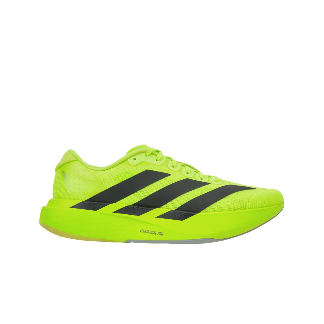 Adidas Unisex Green/Black/Silver Adizero Evo Sl Lucid Lemon Men Sneakers Core- Metallic- Jr3416 Cm