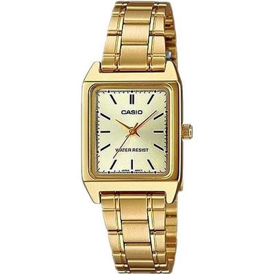 Casio Standard Quartz Women's Watch LTP-V007G-9E Gold Metal Band International Model