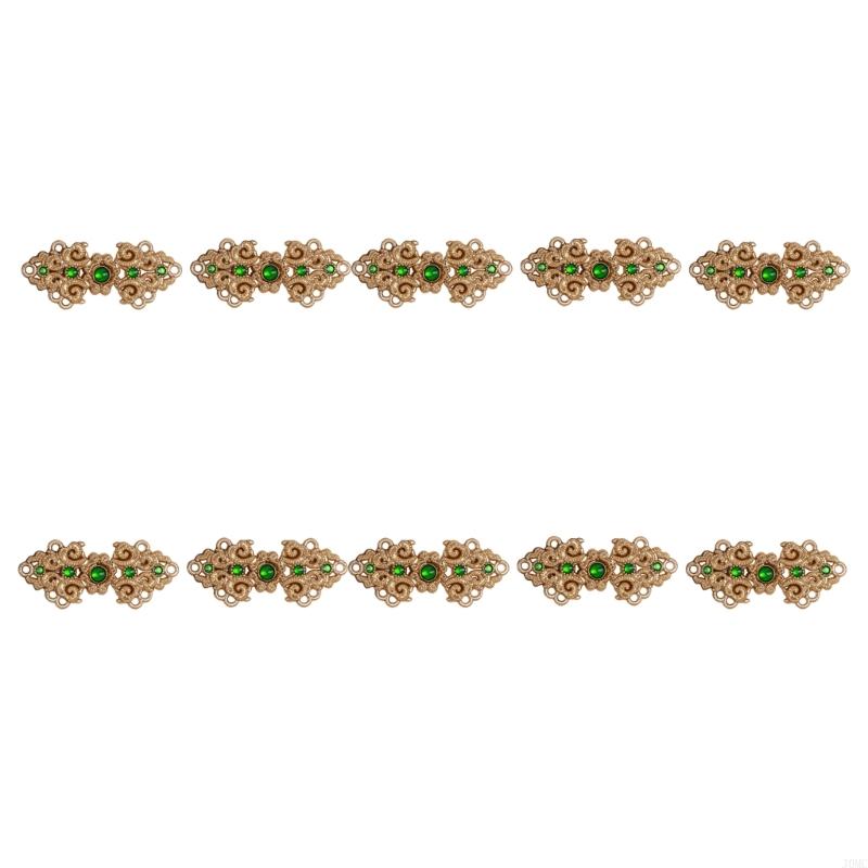 Metal Cheongsam Knot Buttons for Jackets Cloaks Dress Coat Clothing Decoration J0MC
