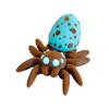 Plastic Party Gifts Halloween Spider Figurine, 3D Printed Articulated Joint with Glow Mysterious Nighttime Play Toys in Dark Eggs, Spooky Decor