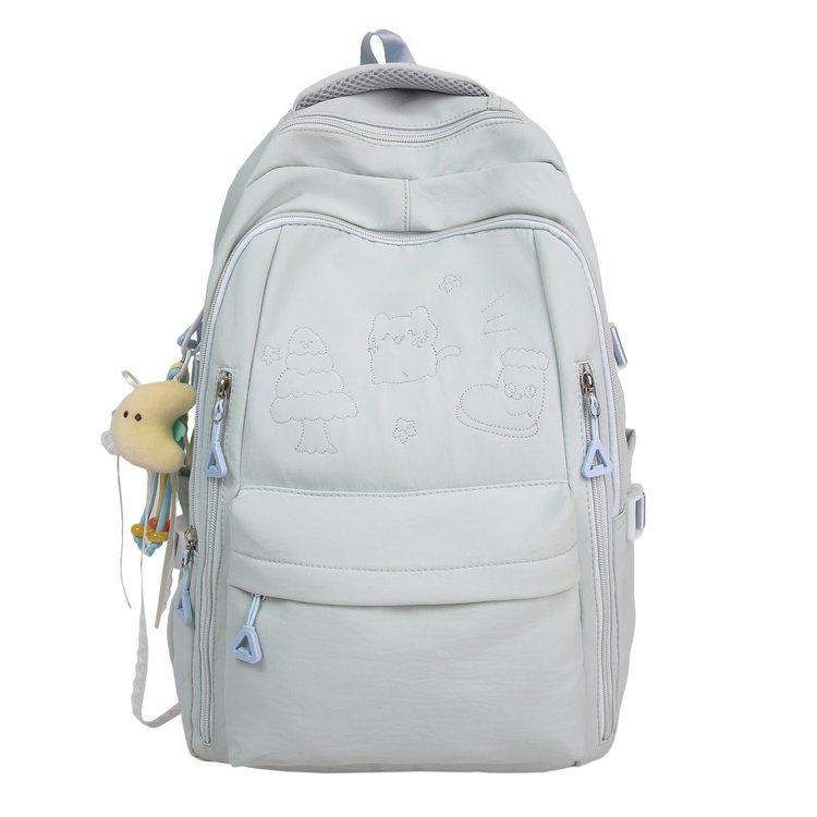 Schoolbag Japanese ins College Wind Large Capacity School Bag Female Simple College Student Junior High School Student Computer Backpack